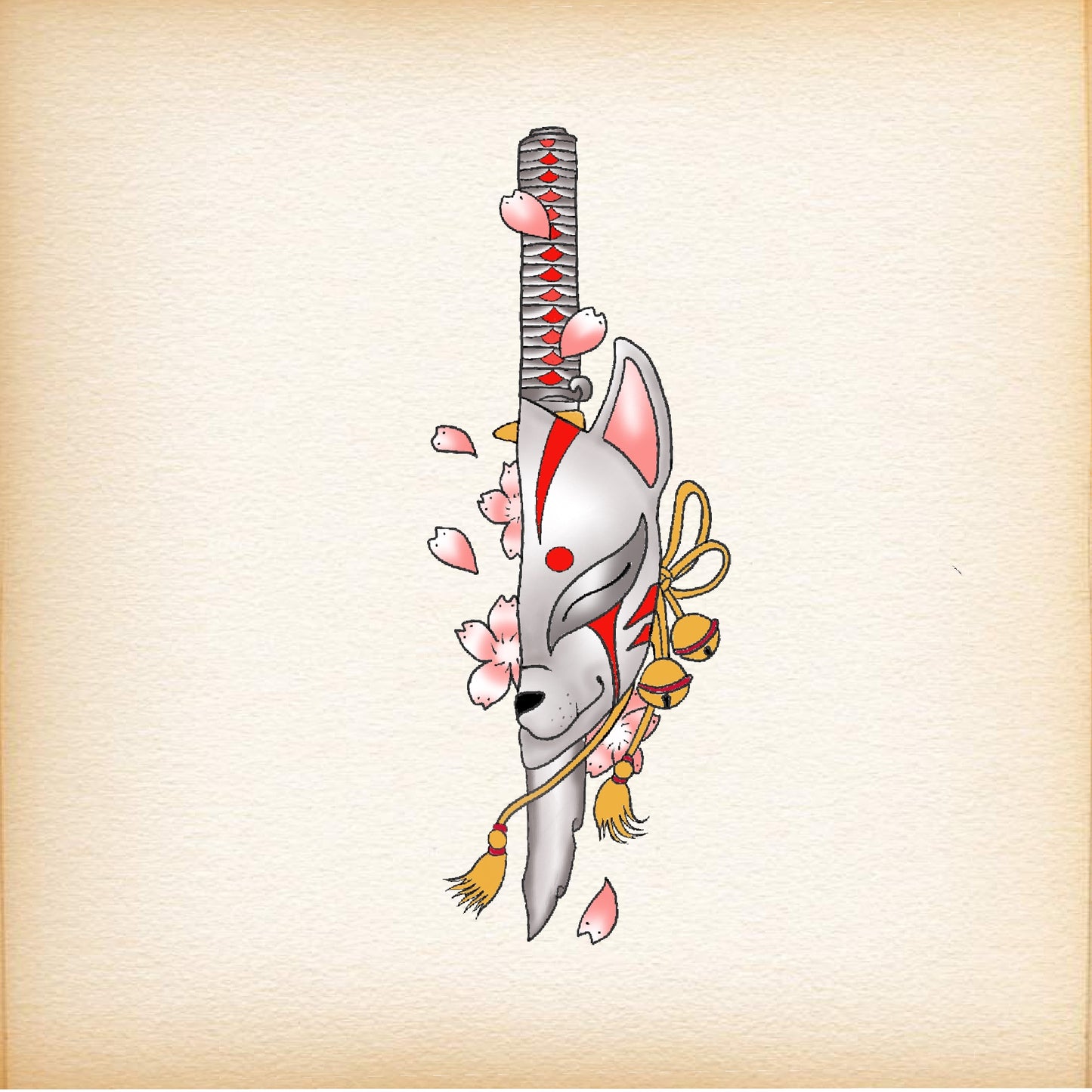 Japanese Tattoo   Kitsune/Katana