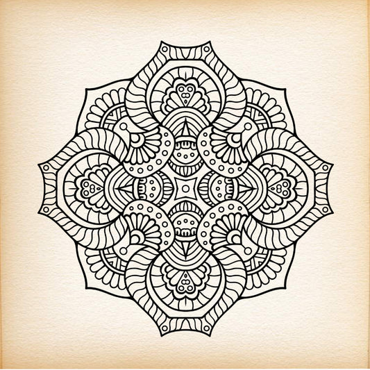 Fine Line Tattoo   Mandala 3