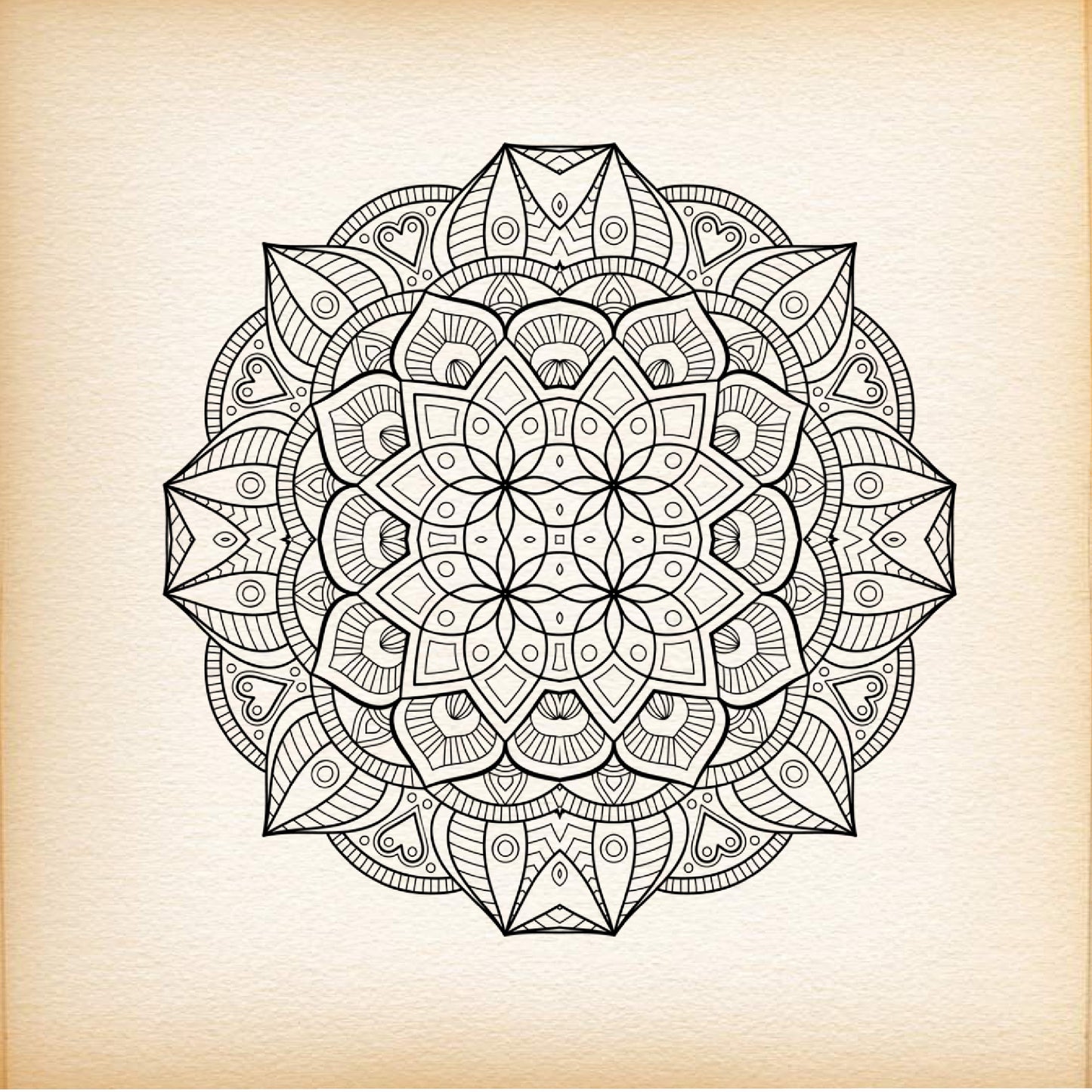 Fine Line Tattoo   Mandala 1