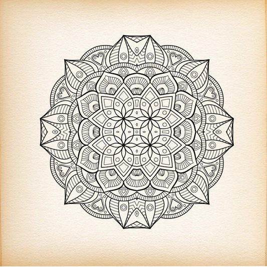 Fine Line Tattoo   Mandala 1